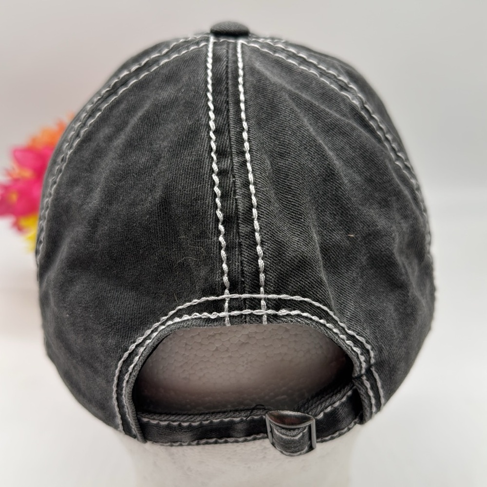 Wisconsin Distressed Gray Cap adjustable HT7641F - Picture 3 of 4